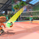 Players play volleyball in Nintendo Switch Sports on a sunny day while other players use naughty words to get around the profanity filter.